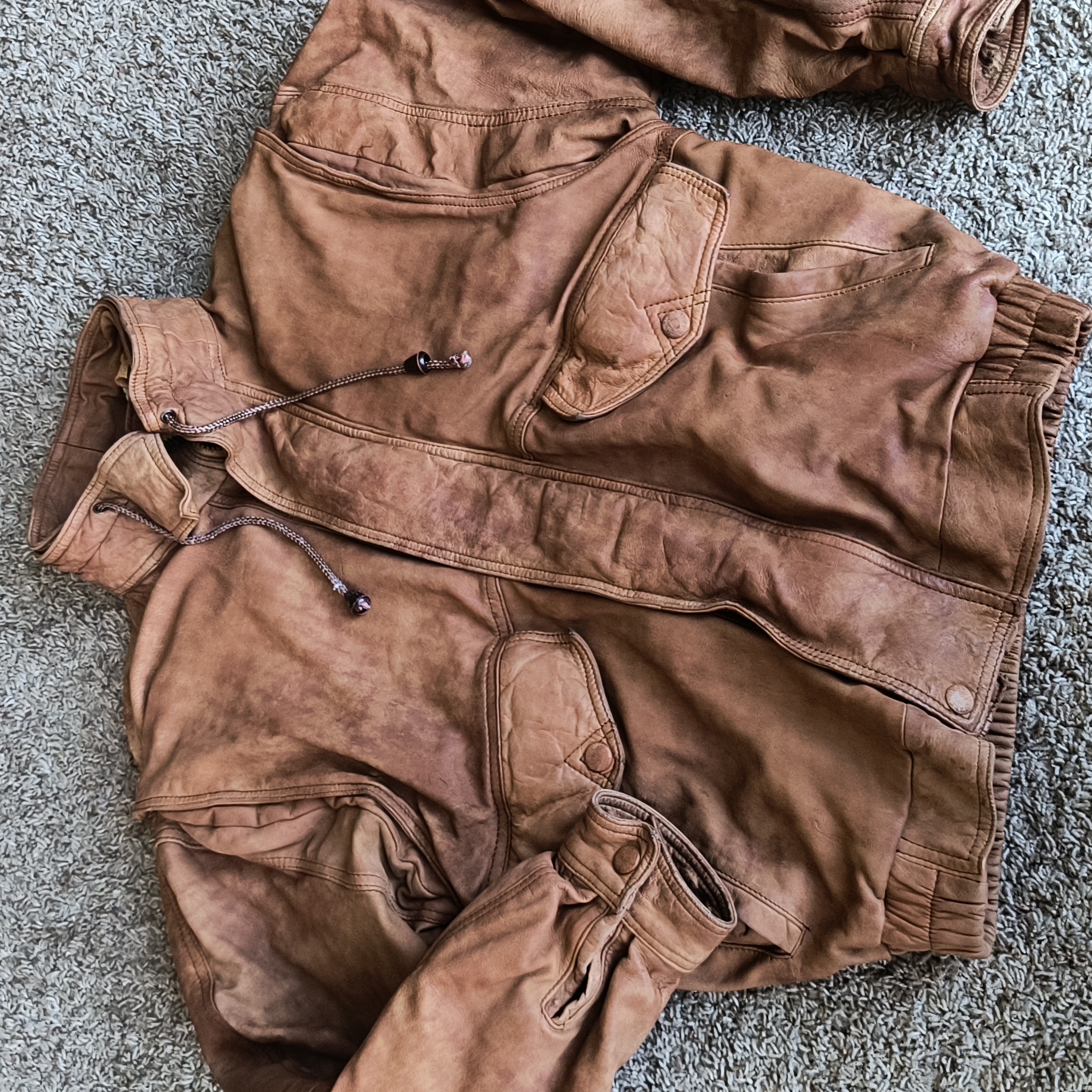 Vtg Echtes Leder Coveri-Italy Jacket, Small